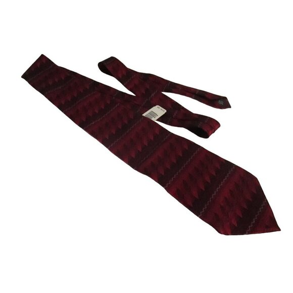 Vintage Men's Neck Tie 1990's Arrow Sears 100% Silk 54" 3.5" wide NWT DS NEW - Picture 2 of 5